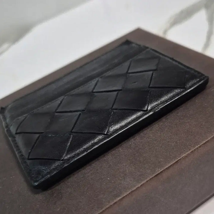 [SOLD OUT] (정품) 보테가 베네타 인트레치아토 가죽 카드지갑 홀더 케이스