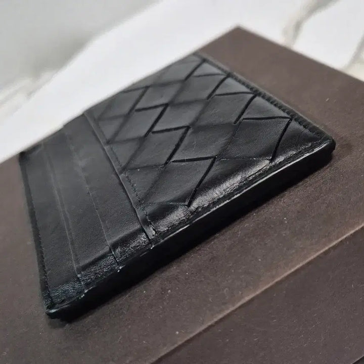 [SOLD OUT] (정품) 보테가 베네타 인트레치아토 가죽 카드지갑 홀더 케이스
