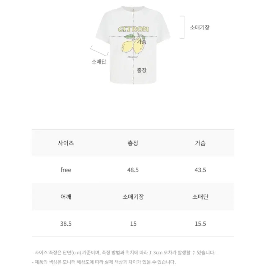 [BUNJANG] Depound Lemon T-shirt / 드파운드레몬티셔츠