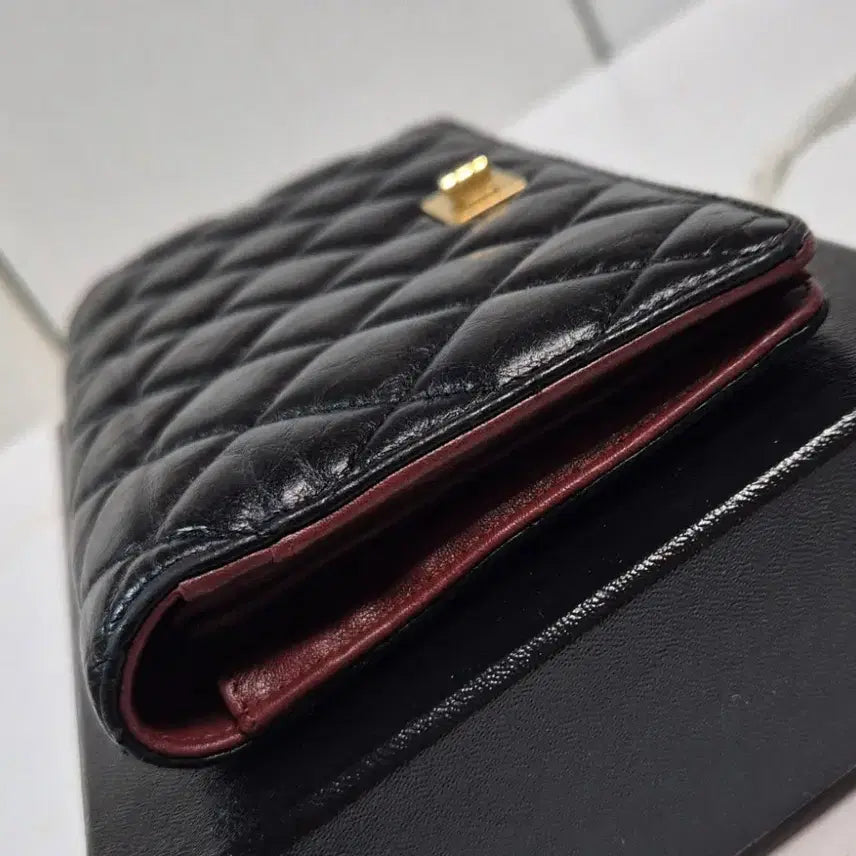 [BUNJANG] Chanel 2.55 Vintage Calfskin Long Wallet / (정품) 샤넬 2.55 빈티지 카프스킨 여성 장지갑