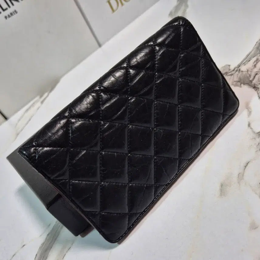 [BUNJANG] Chanel 2.55 Vintage Calfskin Long Wallet / (정품) 샤넬 2.55 빈티지 카프스킨 여성 장지갑
