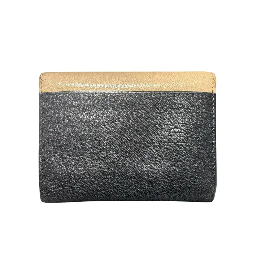 [BUNJANG] Miu Miu Card Holder Black &amp; Beige / [OS] 미우미우 카드지갑