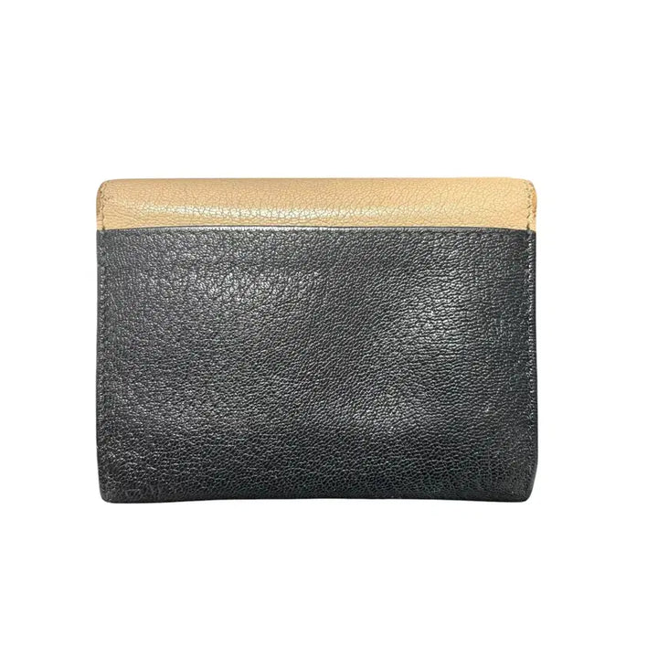 [BUNJANG] Miu Miu Card Holder Black &amp; Beige / [OS] 미우미우 카드지갑