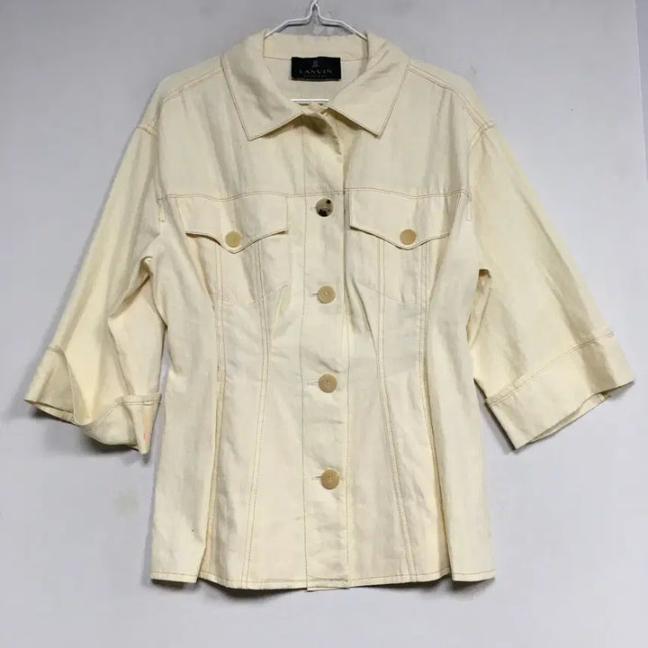 [BUNJANG] Lanvin Linen Blouse Jacket (Size 55) / 랑방 린넨 블라우스 자켓 55