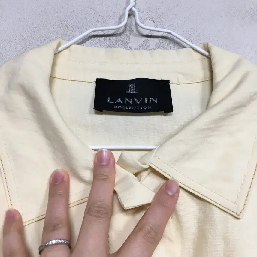 [BUNJANG] Lanvin Linen Blouse Jacket (Size 55) / 랑방 린넨 블라우스 자켓 55
