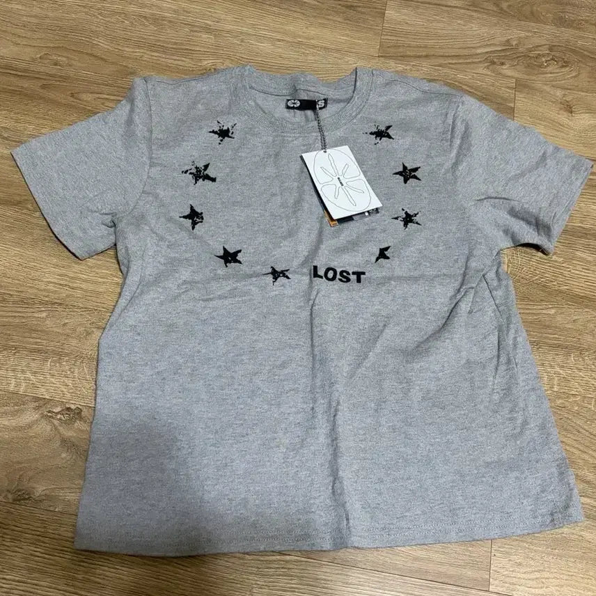 [BUNJANG] ERTR Star Lost T-Shirt Grey Small Fit / ERTR Star Lost T-Shirt Grey Small fit