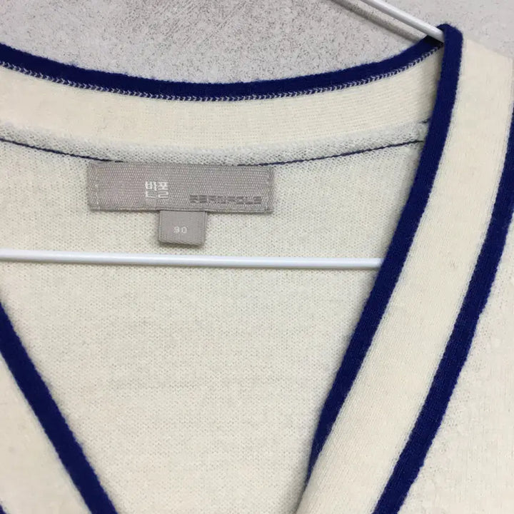 [BUNJANG] Beanpole Ladies Line Knit Cardigan Size 90 / 빈폴 레이디스 라인 니트 가디건 90