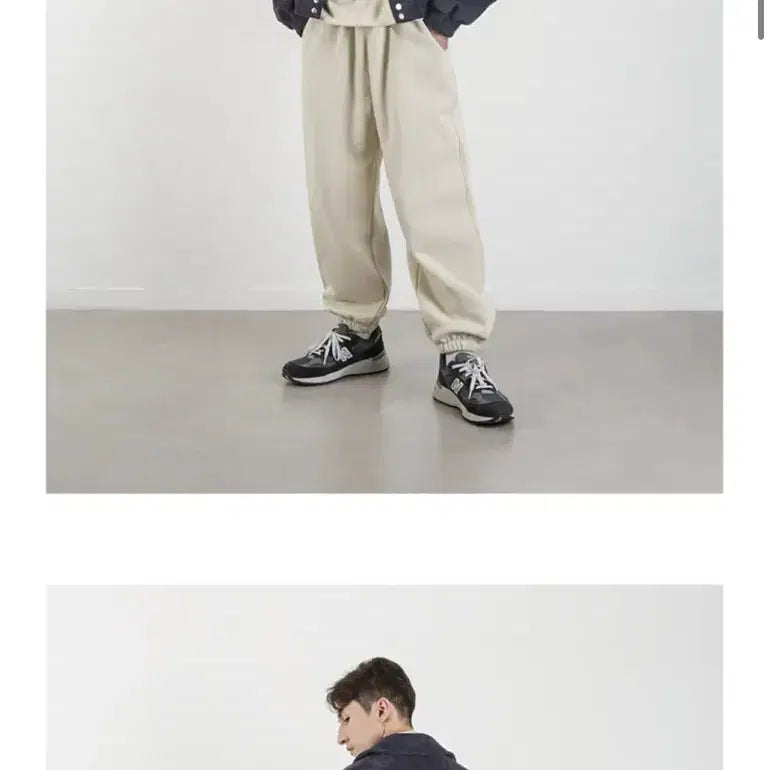 [BUNJANG] Rio Homme Corduroy Varsity Jacket Navy / 리우 옴므 코듀로이 바시티 자켓 네이비