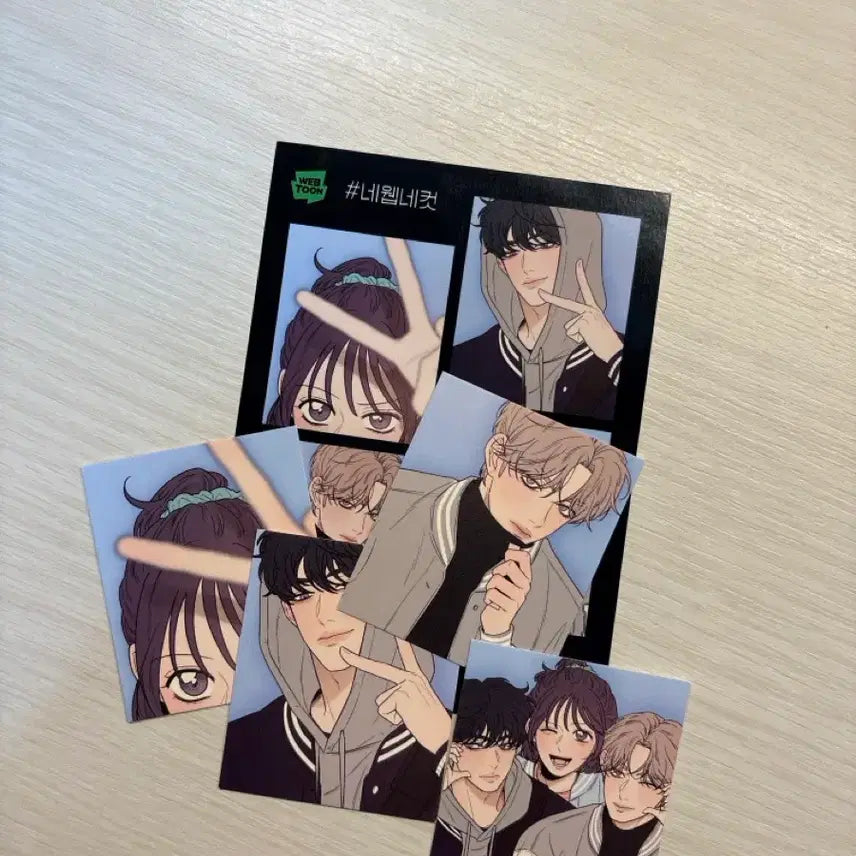 [BUNJANG] Operation Pure Heart Webtoon 4-Cut Photo / 작전명 순정 네웹네컷 만우절