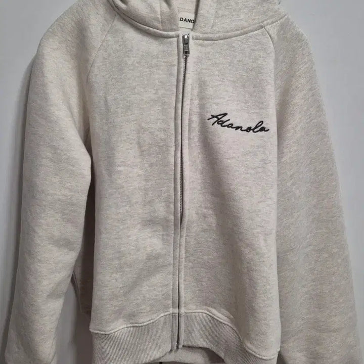 [BUNJANG] Adanola Oversized Zip-Up XXS Oatmeal/Coffee Bean / 아다놀라 오버사이즈 집업 XXS 사이즈