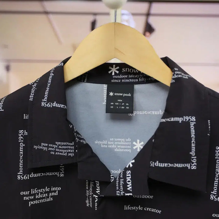 [BUNJANG] Snow Peak Short Sleeve Pattern Shirt / 여름 데일리 끝판왕 스노우피크 반팔 셔츠 상태 A급
