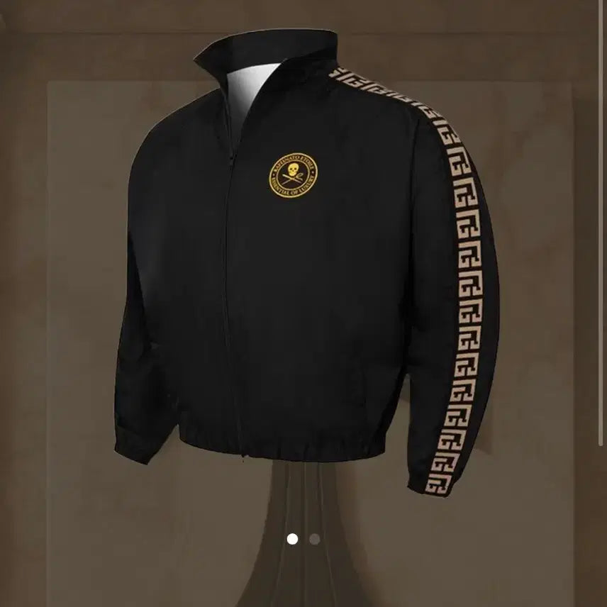 [BUNJANG] Rapinato RT Monogram Windbreaker Jacket / 라피나토 RT모노그램 바람막이 골드,차콜 48사이즈 새상품 판매합니다
