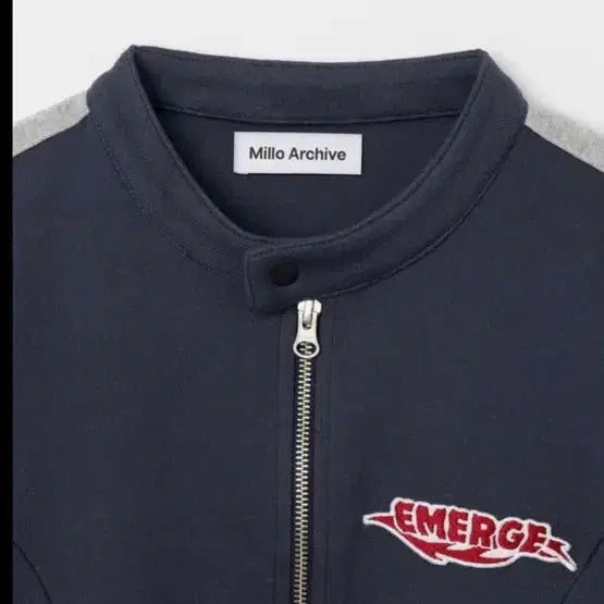 [BUNJANG] Millowoman Track Jersey Racer Jacket (Deep Blue) / 밀로우먼 트랙 져지 레이서 자켓 ( 딥블루)