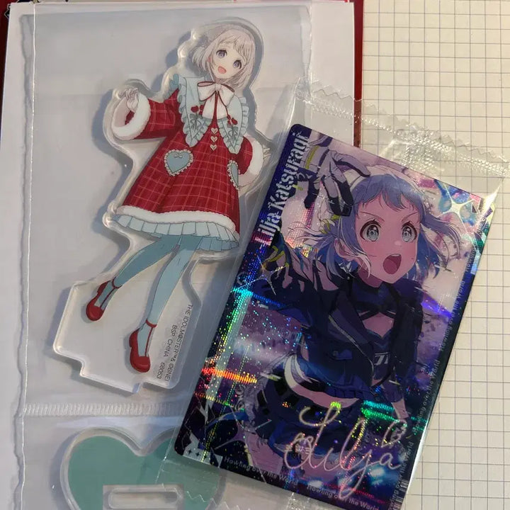 [BUNJANG] Academy Idol Master Lilia Acrylic Stand and Card Set / 학원아이돌마스터 :: 릴리아 :: 아크릴스탠드+카드 세트