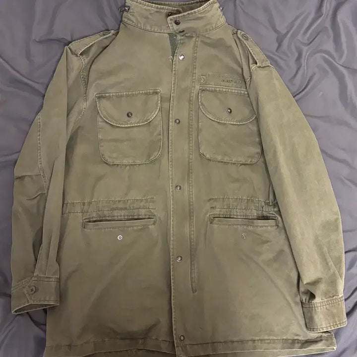 [BUNJANG] A.K.A.M. Washed Field Jacket (Khaki) / 2)아캄 Washed Field Jacket (Khaki)