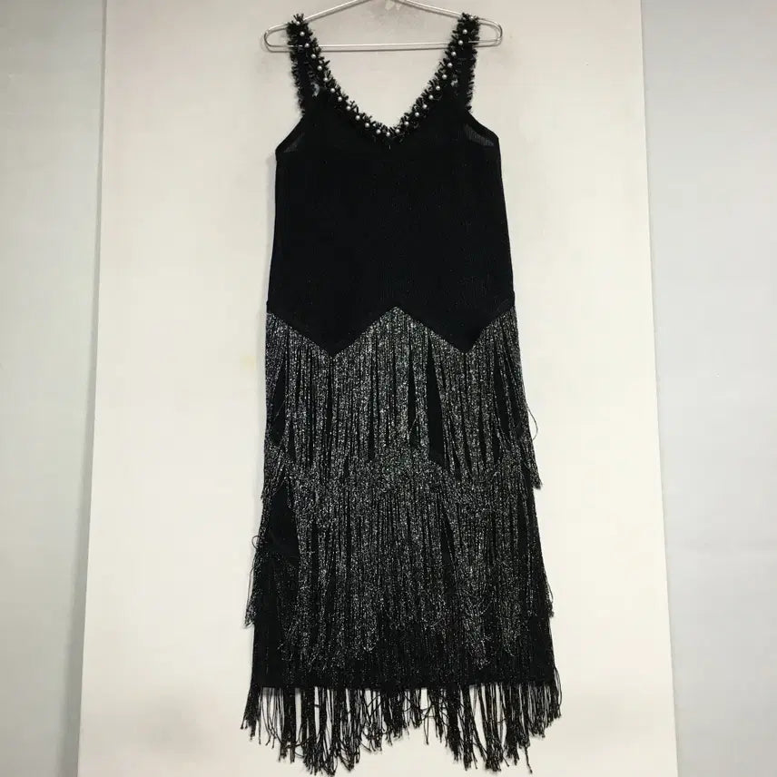 [BUNJANG] OZSÉCON Crystal Sleeveless Dress Size 55 / 오즈세컨 크리스탈 슬리브리스 원피스 55