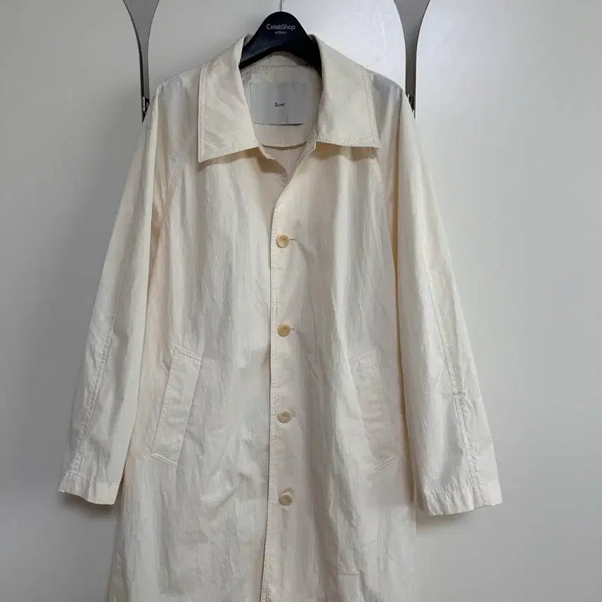 [BUNJANG] Dunst Cream Half Trench Coat - Size S / 던스트 크림색 하프 트렌치 S 상태 좋아요