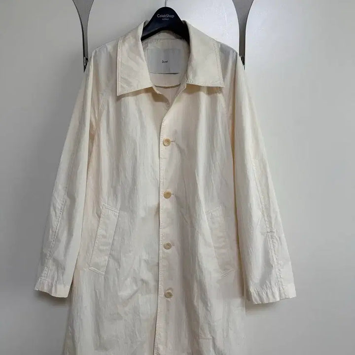 [BUNJANG] Dunst Cream Half Trench Coat - Size S / 던스트 크림색 하프 트렌치 S 상태 좋아요