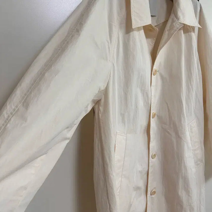 [BUNJANG] Dunst Cream Half Trench Coat - Size S / 던스트 크림색 하프 트렌치 S 상태 좋아요