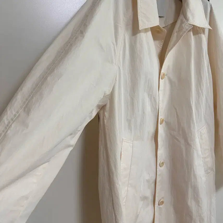 [BUNJANG] Dunst Cream Half Trench Coat - Size S / 던스트 크림색 하프 트렌치 S 상태 좋아요