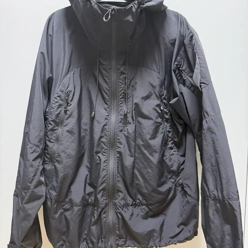 [BUNJANG] 아웃스탠딩 PCU HOOD JACKET_BLACK (M) / 아웃스탠딩 PCU HOOD JACKET_BLACK (M)