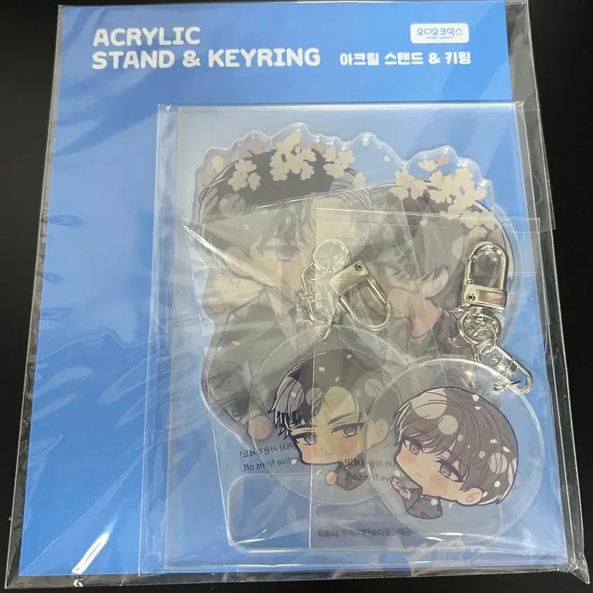 [BUNJANG] Audio Comics Running Time Acrylic Stand + Keyring / 오디오코믹스/아코샵 러닝타임 아크릴 스탠드+키링