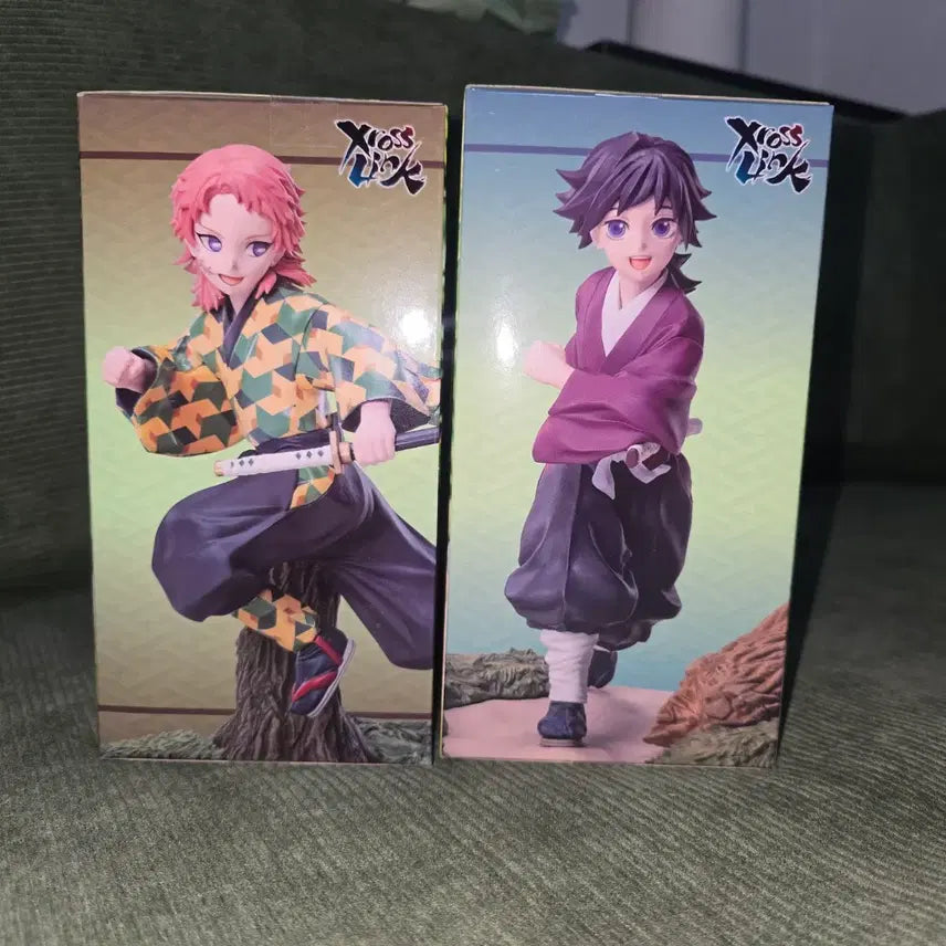 [SOLD OUT] (미개봉) 귀멸의 칼날 XrossLink 피규어 유년기 사비토/기유 일괄