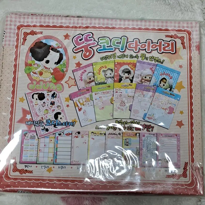 [BUNJANG] Ddung Coordinate Diary Set / 뚱 코디 다이어리세트