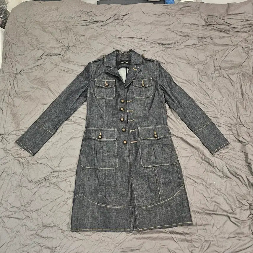 [BUNJANG] Dsquared2 Denim Coat Jacket (US 4) / 디스퀘어드2. 데님 코트 자켓(US4)