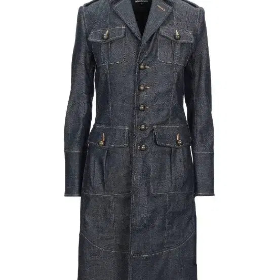 [BUNJANG] Dsquared2 Denim Coat Jacket (US 4) / 디스퀘어드2. 데님 코트 자켓(US4)