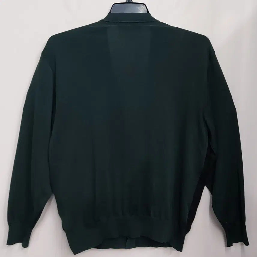 [BUNJANG] Yves Saint Laurent 90s Vintage Green Check Wool Cardigan Men&