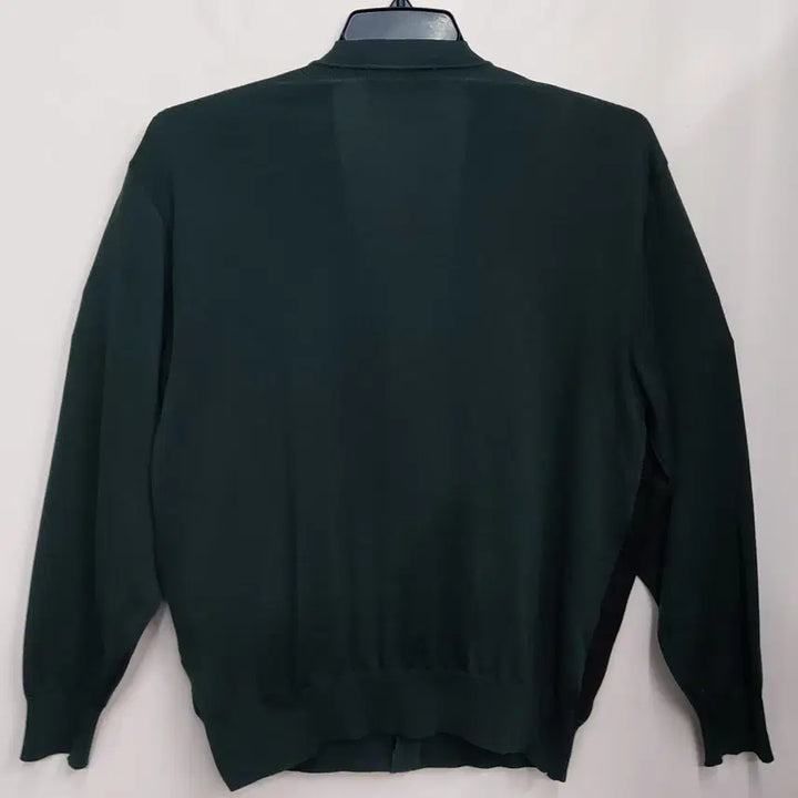 [BUNJANG] Yves Saint Laurent 90s Vintage Green Check Wool Cardigan Men&