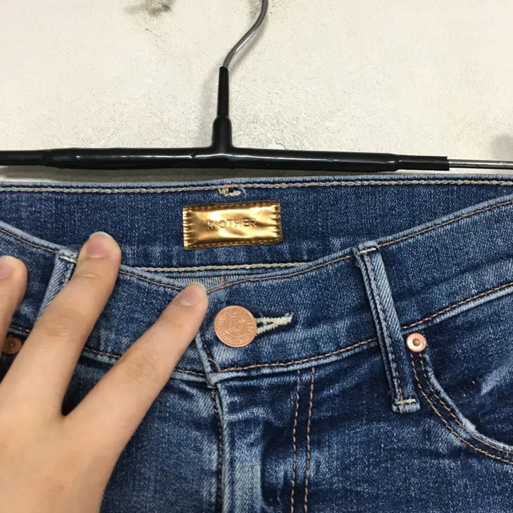 [BUNJANG] Mother Denim Weekend Fray Flared Denim Pants / 마더진 위켄더 프레이 플레어드 데님 팬츠 70