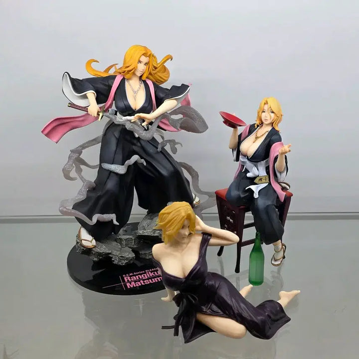 [BUNJANG] Megahouse Bleach Matsumoto Rangiku Figure 3-Set Bundle / 메가하우스 블리치 마츠모토 란기쿠 피규어 3종 일괄