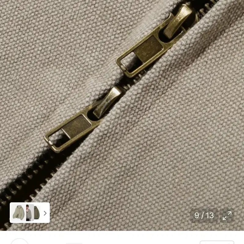 [BUNJANG] Trillion Work Canvas Hooded Jacket / 트릴리온 워크 후드집업