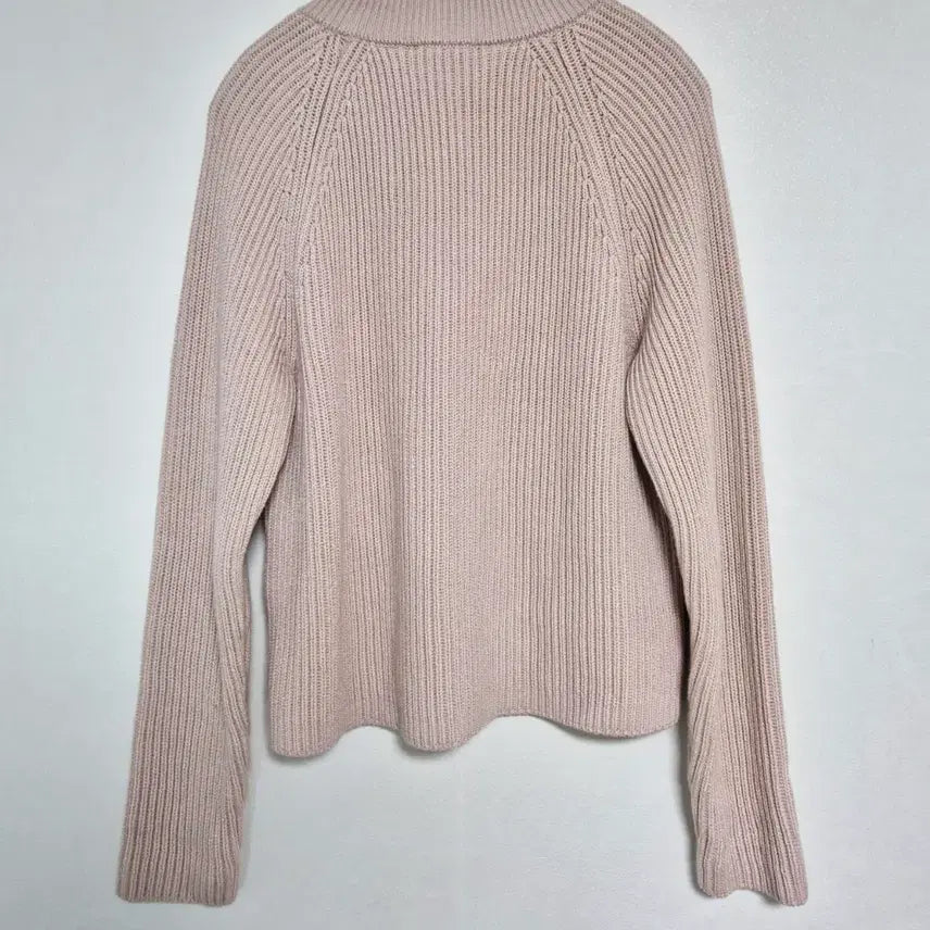 [BUNJANG] AMI Logo Patch Wool Blend Knit Sweater (Women) S / (정품) 아미 로고 패치 울 블렌드 여성 니트 S