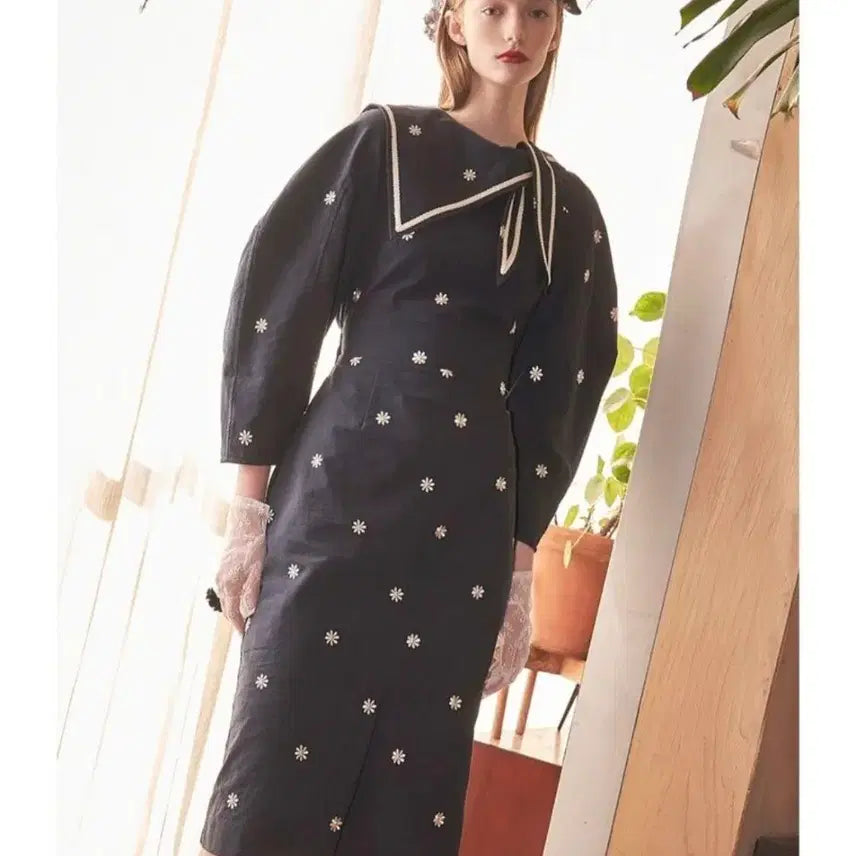 [BUNJANG] Vital Sign Sailor Dress S / 바이탈싸인 세일러 원피스 s