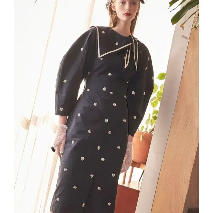 [BUNJANG] Vital Sign Sailor Dress S / 바이탈싸인 세일러 원피스 s