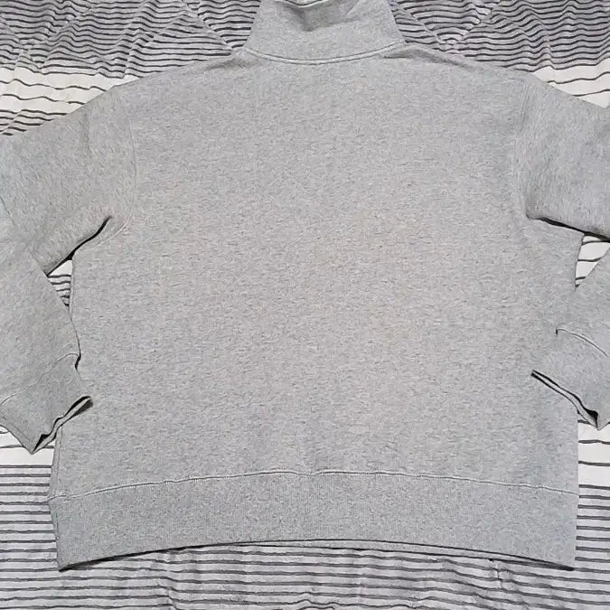 [BUNJANG] Mmlg Oversized Fleece Sweatshirt / Mmlg 반집업 오버핏기모맨투맨 L 가슴65 기장70