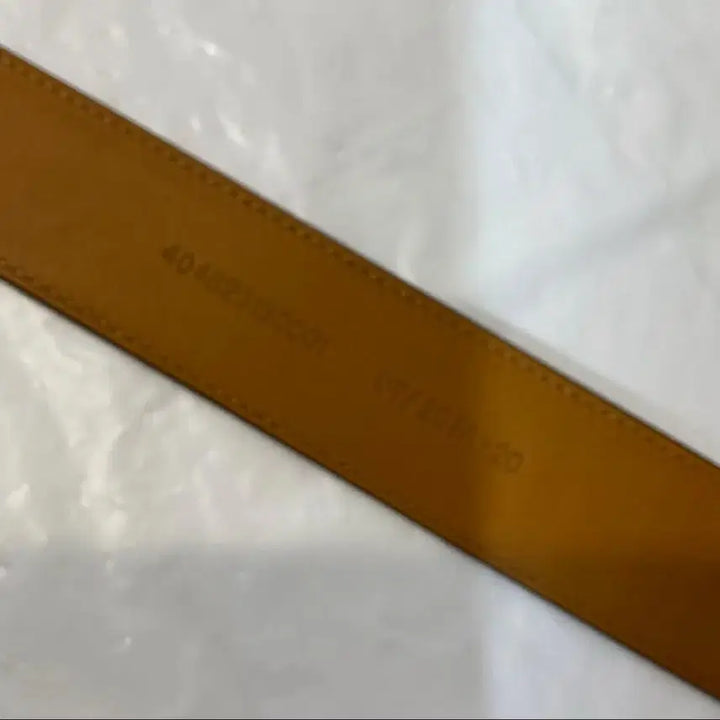 [BUNJANG] Polo Ralph Lauren Gold Buckle Suede Belt / (새제품) 폴로 랄프로렌 금장 스웨이드 벨트 브라운