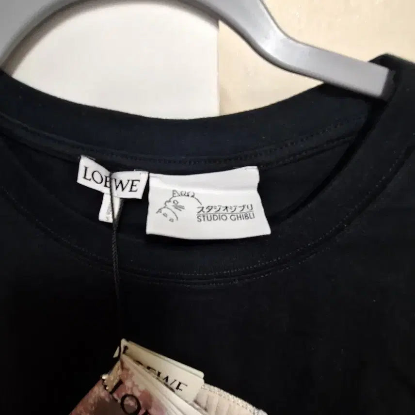[BUNJANG] Loewe X Spirited Away No-Face T-shirt Black (L) Oversized / Loewe X 센과 치히로 가오나시 티셔츠 블랙 L 오버핏 새상품 무배