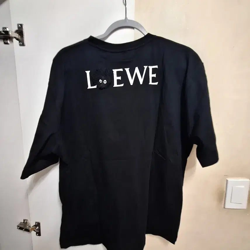 [BUNJANG] Loewe X Spirited Away No-Face T-shirt Black (L) Oversized / Loewe X 센과 치히로 가오나시 티셔츠 블랙 L 오버핏 새상품 무배