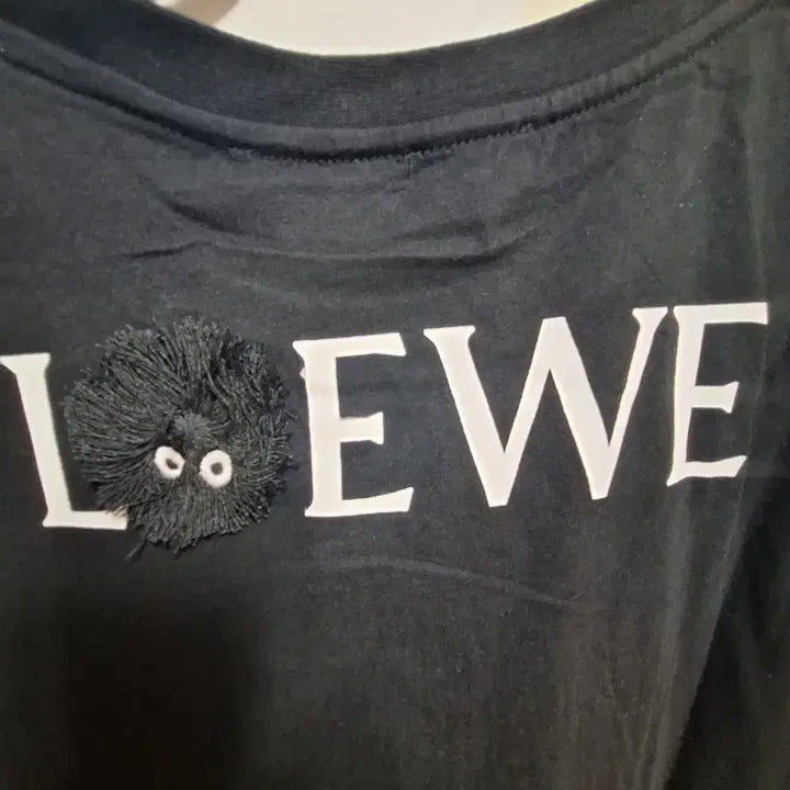 [BUNJANG] Loewe X Spirited Away No-Face T-shirt Black (L) Oversized / Loewe X 센과 치히로 가오나시 티셔츠 블랙 L 오버핏 새상품 무배
