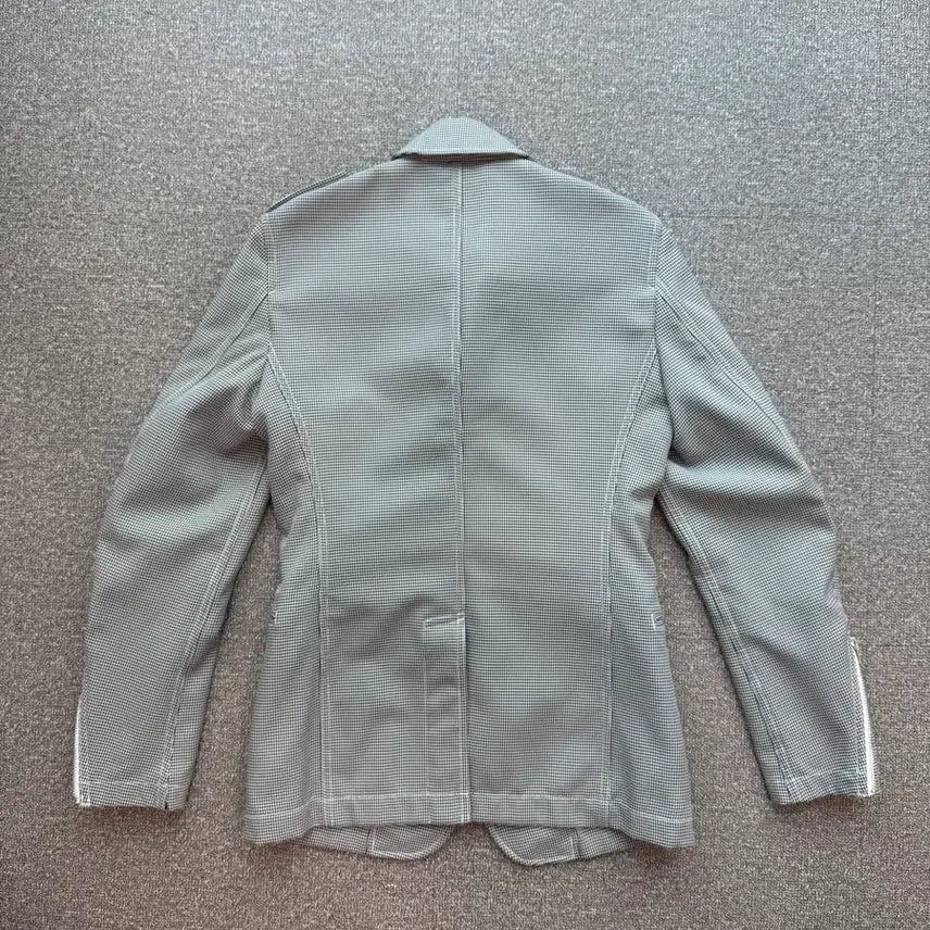 [BUNJANG] Comme Des Garcons Homme Plus Houndstooth Check Rider Jacket / 꼼데가르송 옴므 플러스 하운드투스 사선 체크 라이더자켓 S
