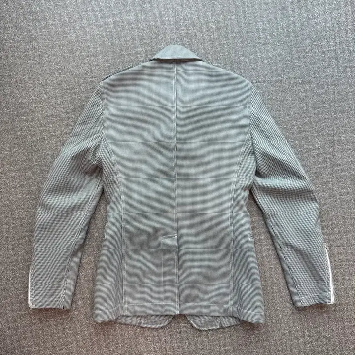 [BUNJANG] Comme Des Garcons Homme Plus Houndstooth Check Rider Jacket / 꼼데가르송 옴므 플러스 하운드투스 사선 체크 라이더자켓 S