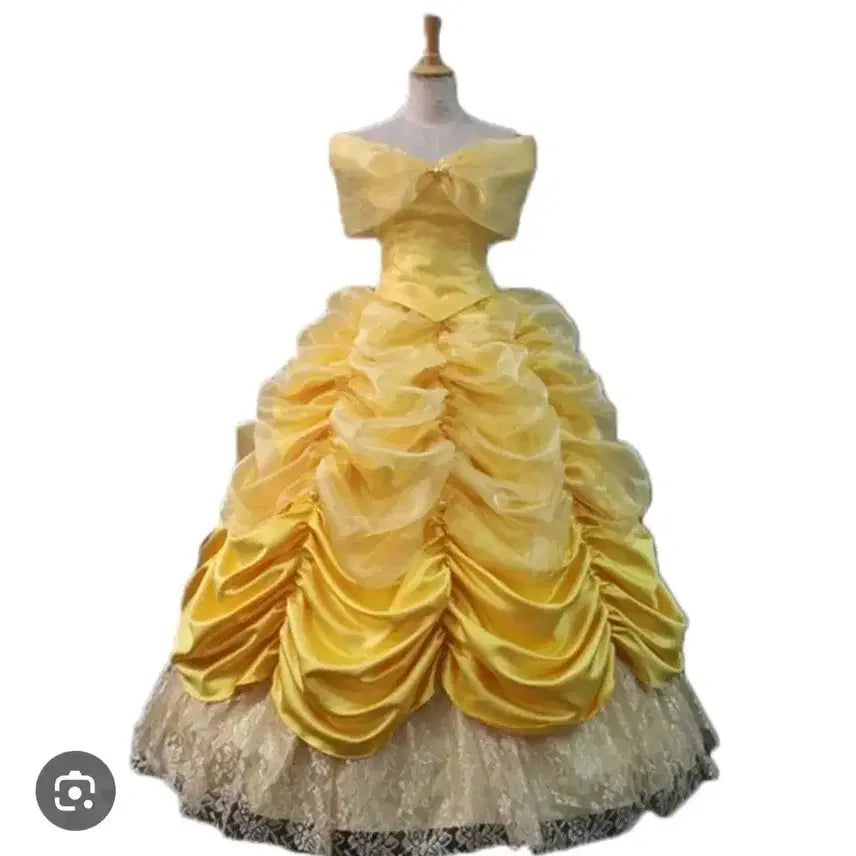 [BUNJANG] Disney Belle Dress Rental (S) / *5월 8~12일 대여 가능* 디즈니 벨 드레스 대여