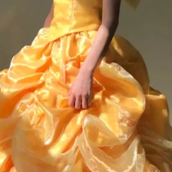 [BUNJANG] Disney Belle Dress Rental (S) / *5월 8~12일 대여 가능* 디즈니 벨 드레스 대여