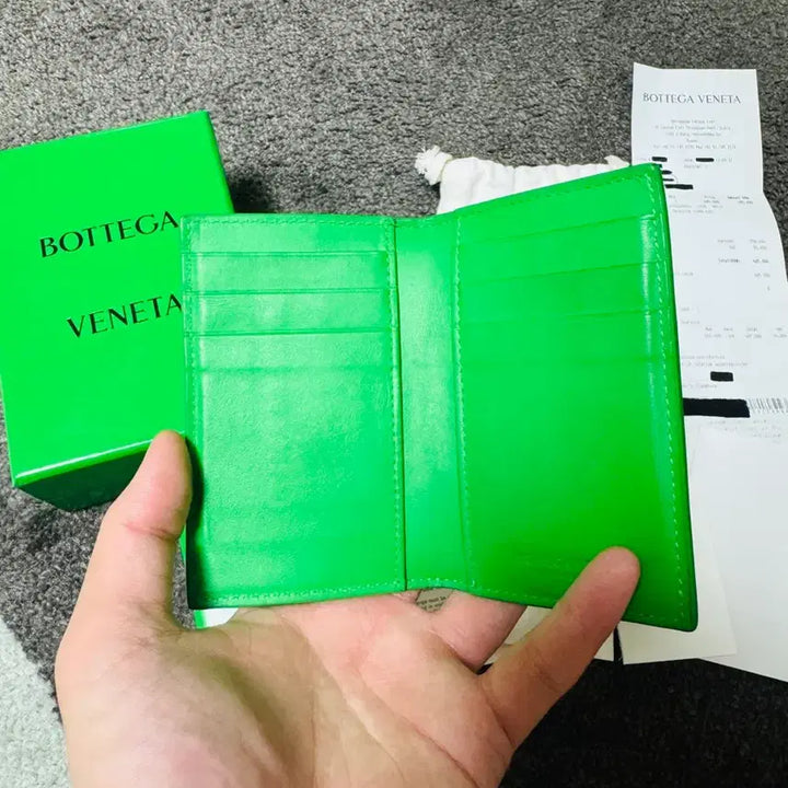 [BUNJANG] Bottega Veneta Cassette Flap Card Wallet / (백화점판/풀구성) 보테가베테나 카세트 플랩 카드지갑