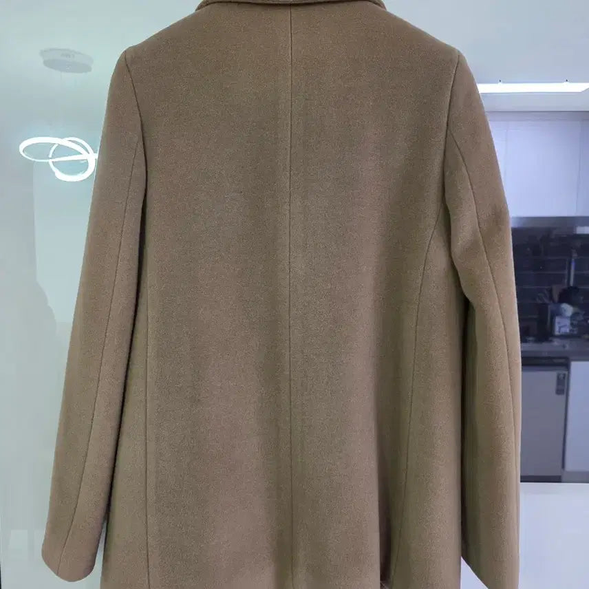 [BUNJANG] Hanseom MINE Beige Wool Coat / 한섬 MINE 코트