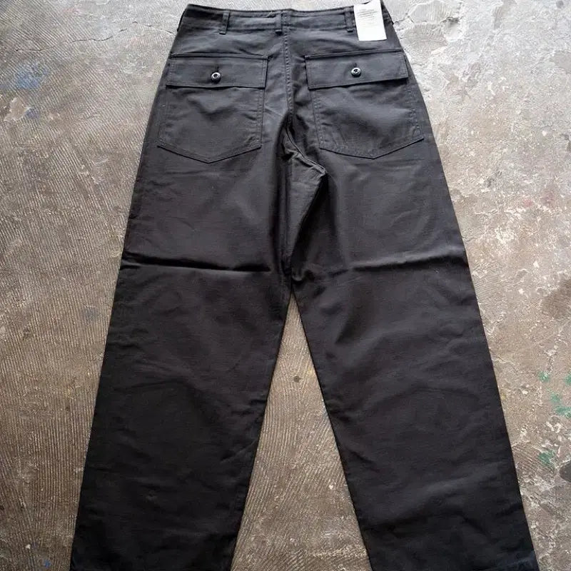 [BUNJANG] Shiota Subin Cotton Back Satin Baker Pants / 시오타 수빈코튼 백사틴 베이커팬츠